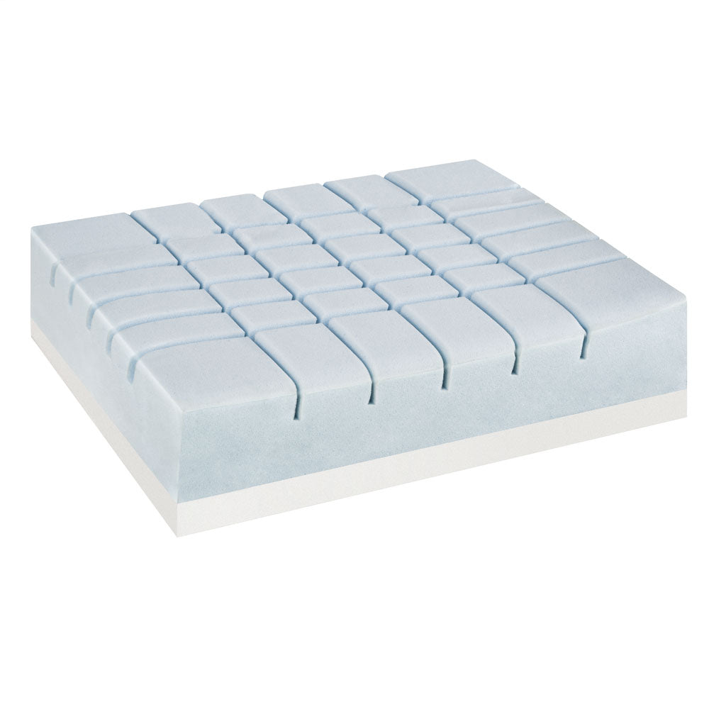 Dual Layer Memory Foam Wheelchair Cushion with Waterproof Cover