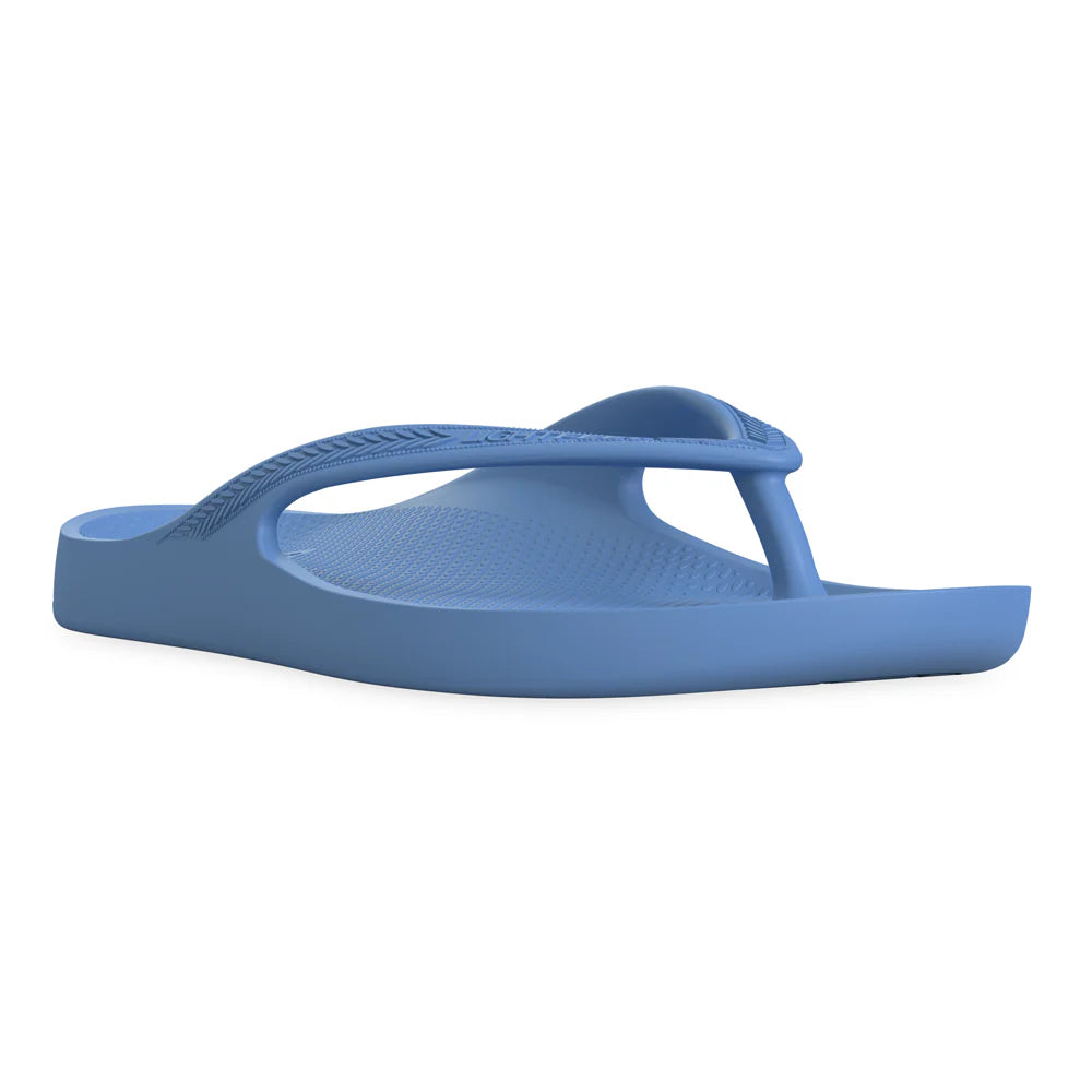 LightFeet Arch Support Flip Flops/Thongs - Denim/Blue