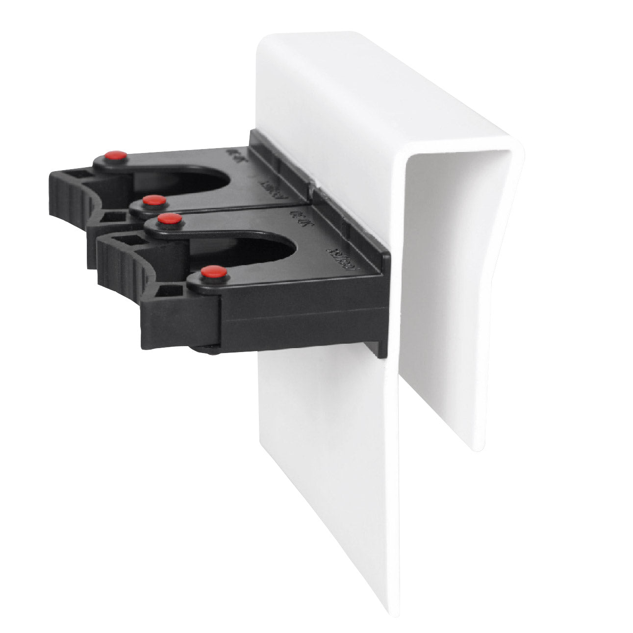 Rebotec Duo Bedside Crutch Holder - Secure Walking Aid Clamp for Canes & Sticks