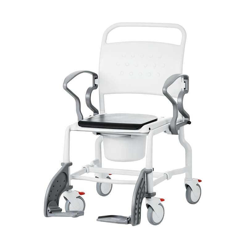 Rebotec Boston Wide Commode Chair - Extra Wide, Comfortable Mobility Aid, 150kg Capacity