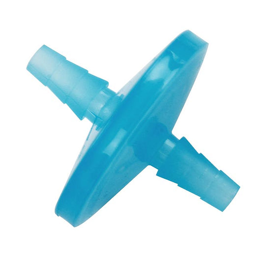 Hydrophobic suction filter for suction machines and tubing