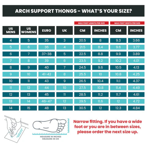 LightFeet Arch Support Flip Flops/Thongs - Black