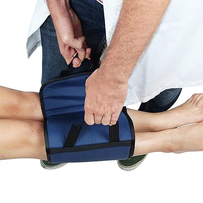 Leg Transfer Belt with 7 Sturdy Handles & Detachable Support Straps for Mobility Assistance