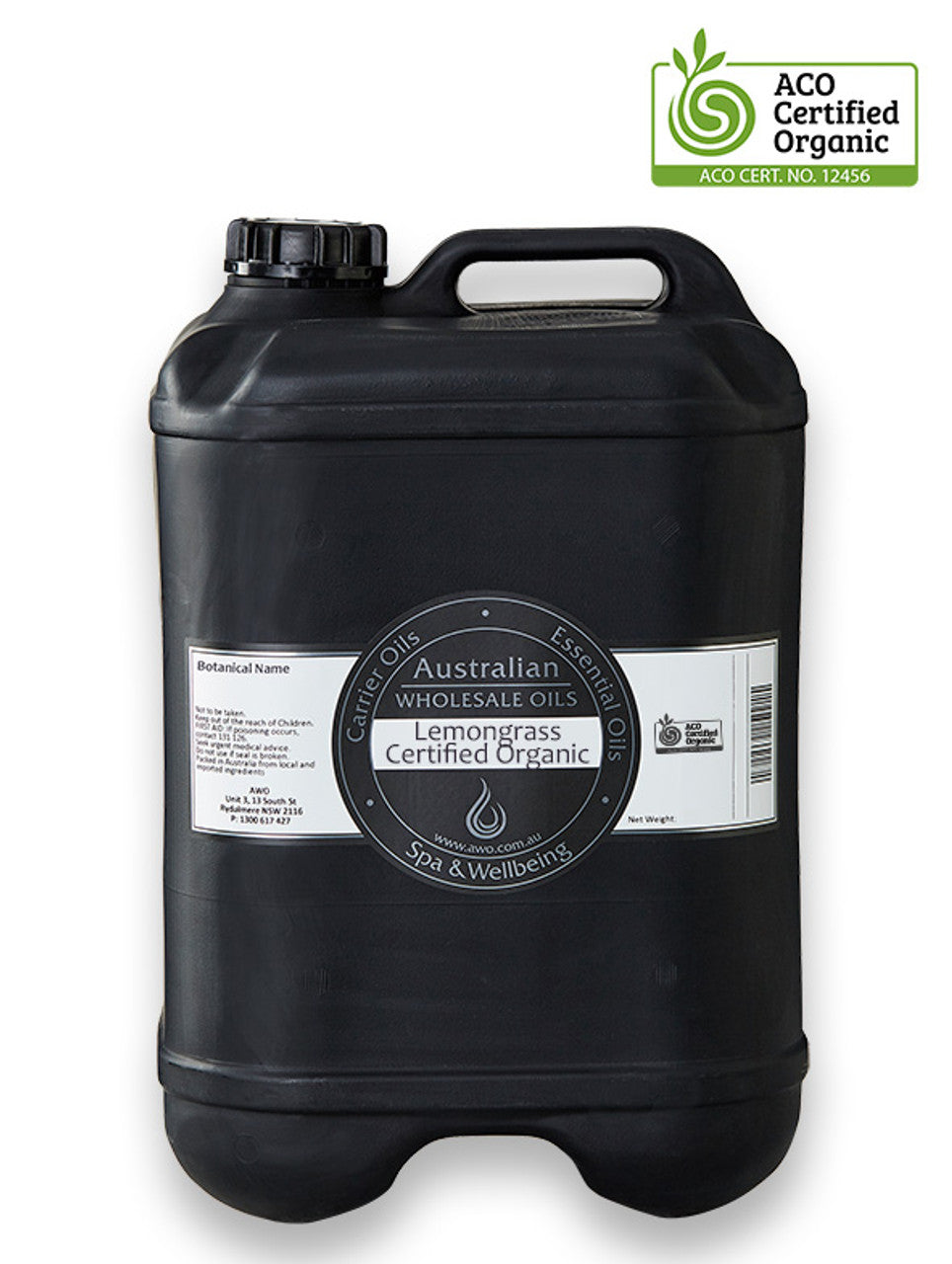 Lemongrass Essential Oil Certified Organic