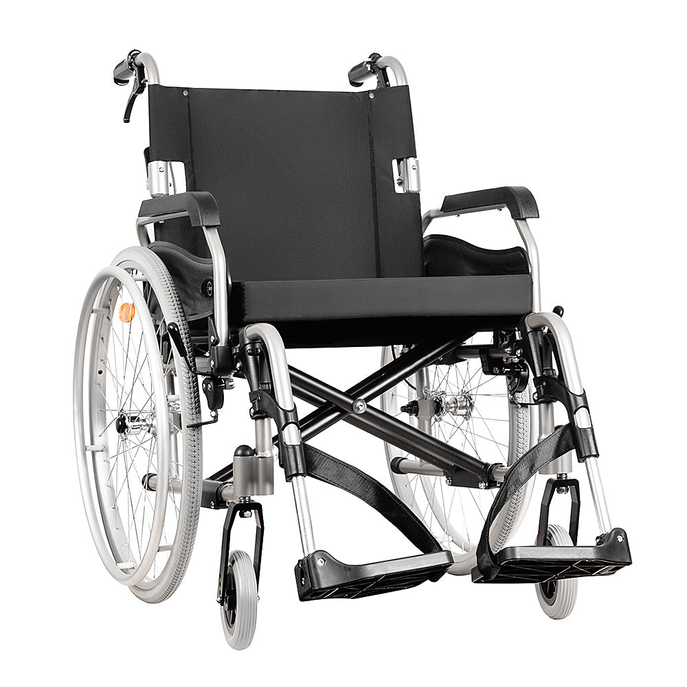 Premium Self-Propelled Wheelchair with Quick Release Wheels, Lightweight Aluminium Frame