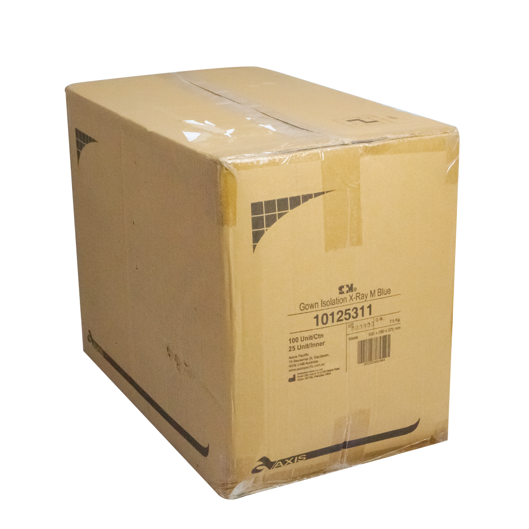 X-Ray Gown Disposable - Blue - Box of 100