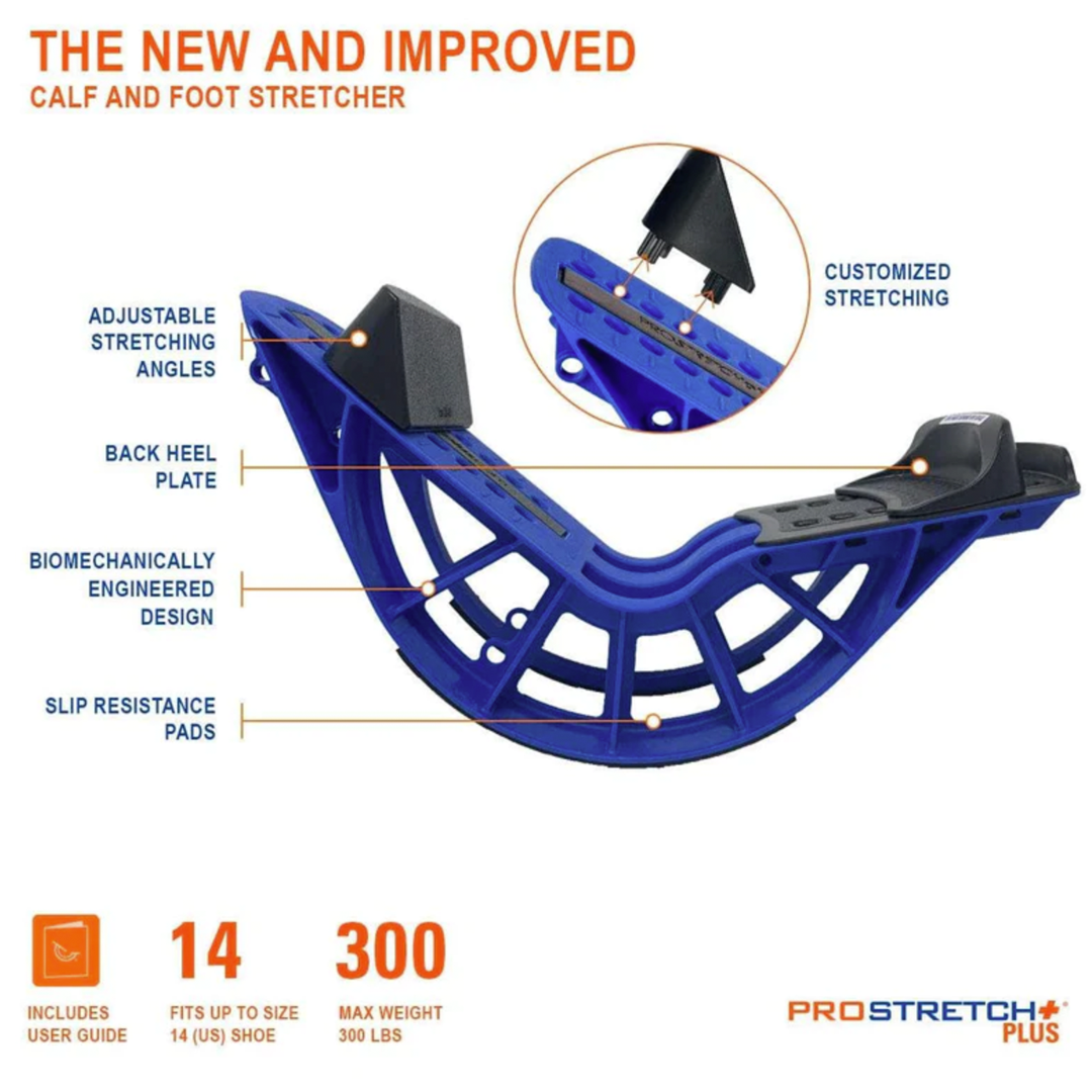 ProStretch Plus Adjustable Calf Stretcher – Relieve Plantar Fasciitis & Heel Pain Fast