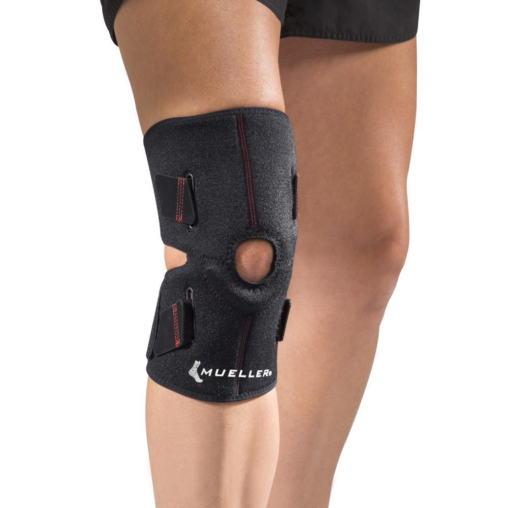 Mueller 4-Way Adjustable Knee Support - Premium Thermo Reactive Brace for Enhanced Stability