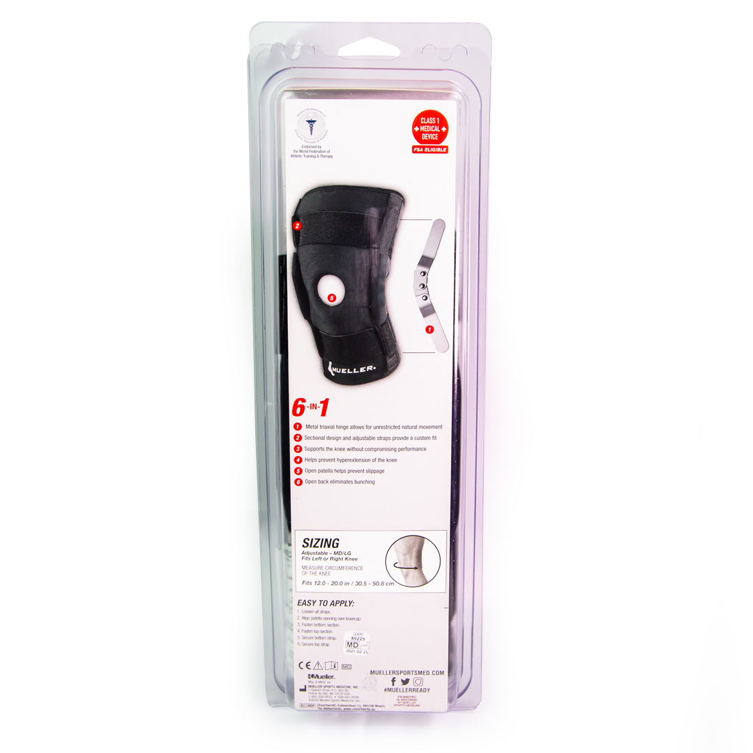 Mueller Hinged Wraparound Knee Brace – Arthritis Support & Injury Recovery