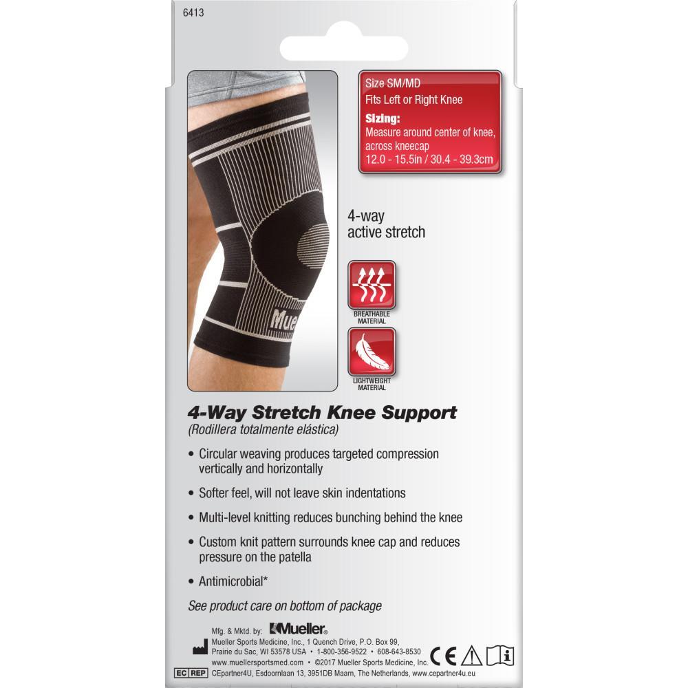 Mueller 4-Way Stretch Premium Knee Support with Thermo Reactive Technology