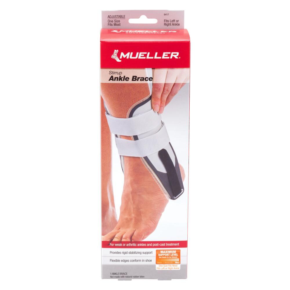 Mueller Stirrup Ankle Brace - Durable Support for Weak & Arthritic Ankles, Adjustable Fit, Ideal for Sports Injury Recovery in Australia