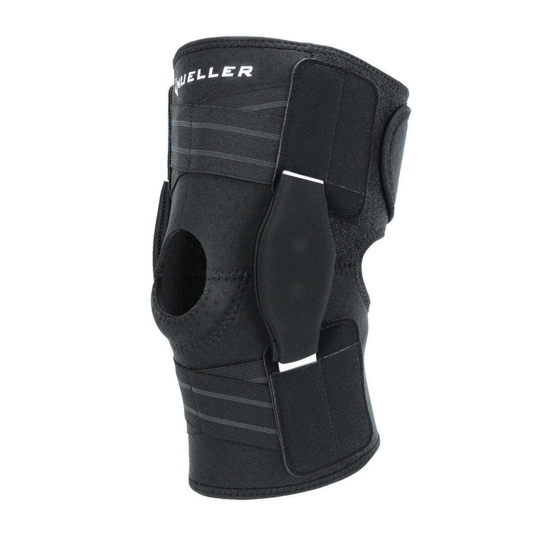 Mueller Adjustable Hinged Knee Brace with Self-Adjusting Criss-Cross Straps – Stabilise Your Knee with Ease
