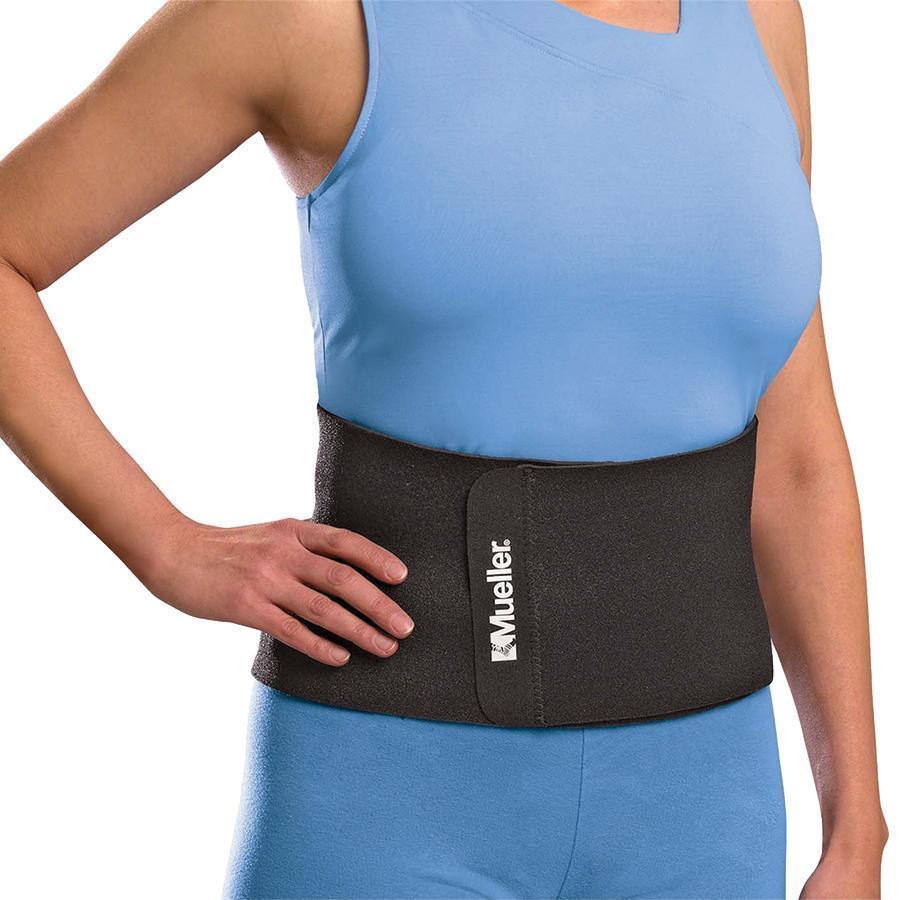 Mueller Waist Support Uni | Adjustable Back Brace for Pain Relief | Comfortable Waist Belt | OSFM Fitness Support | Ideal for Sports & Everyday Use