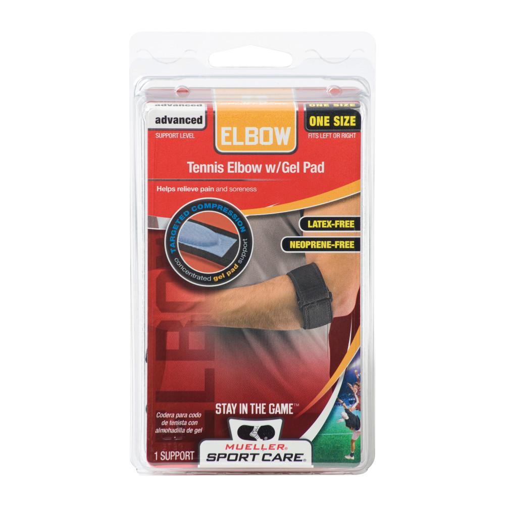 Mueller Tennis Elbow Support with Gel Pad - Pain Relief & Comfort
