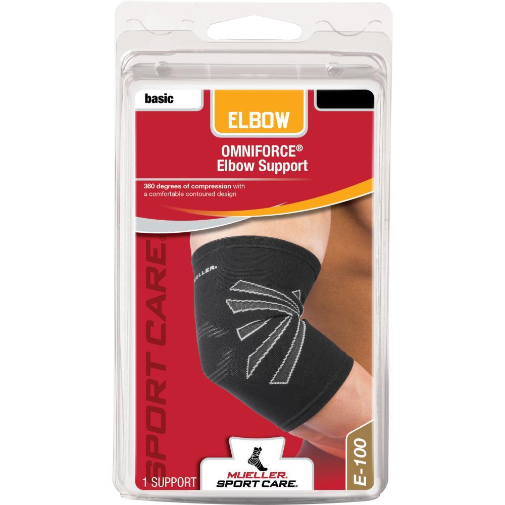 Mueller OmniForce Elbow Support Sleeve - Durable & Comfortable Elbow Brace for Injury Prevention & Relief