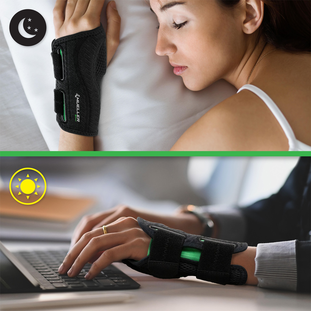Mueller Wrist Brace for Carpal Tunnel, RSI & Injury – Adjustable, Breathable Support