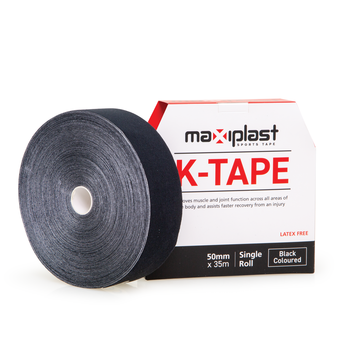 Maxiplast K-Tape 50mm x 35m - Premium Elastic Kinesiology Tape for Sports & Physio Support