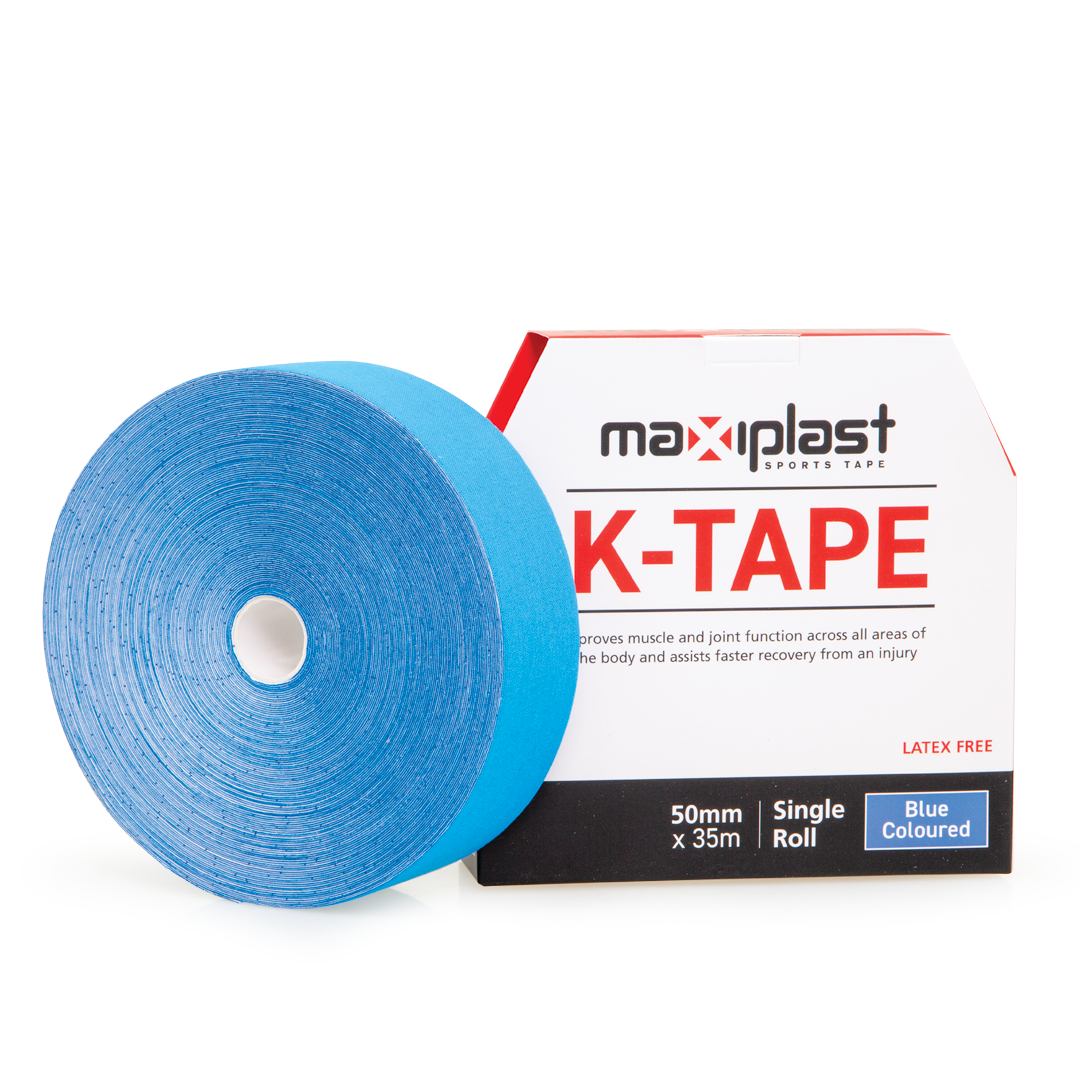 Maxiplast K-Tape 50mm x 35m - Premium Elastic Kinesiology Tape for Sports & Physio Support