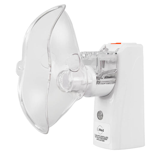 Portable Ultrasonic Mesh Nebuliser for Asthma and Respiratory Care - Quiet, Travel-Ready Device with USB Rechargeable Battery