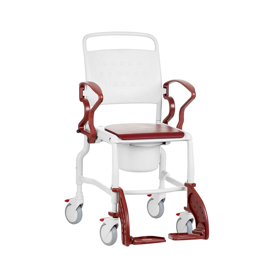 Rebotec Commode Chair - Height Adjustable, Ergonomic Design for Easy Bathroom Access