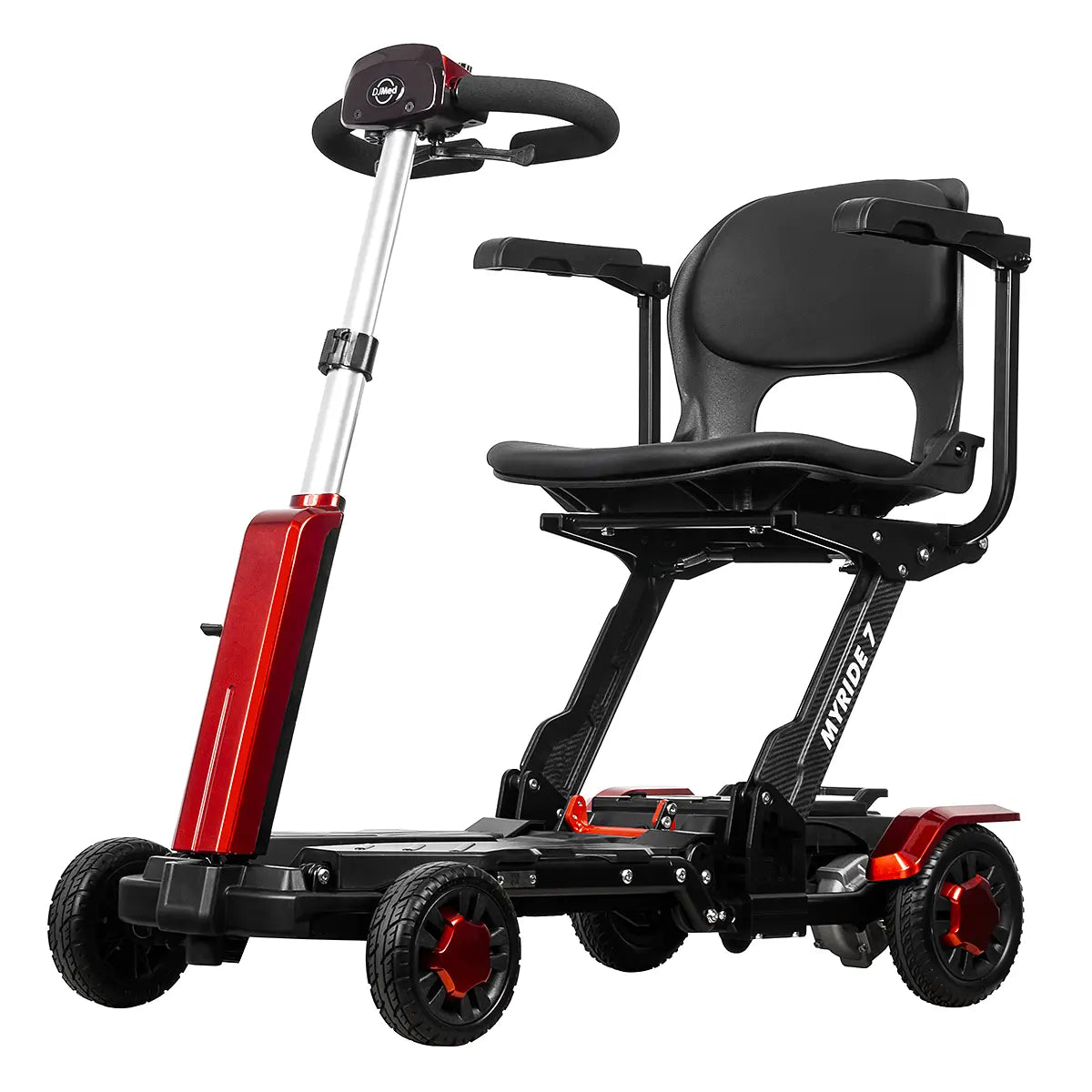 Auto Foldable Mobility Scooter - Portable, 4 Wheel Electric Travel Scooter