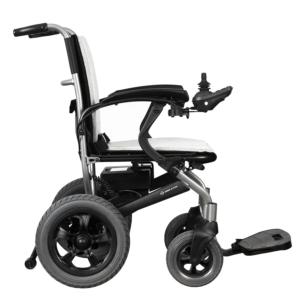 Folding Electric Wheelchair, Lightweight Aluminium Mobility Aid, 20km Range, 6km/h Speed, TGA Certified
