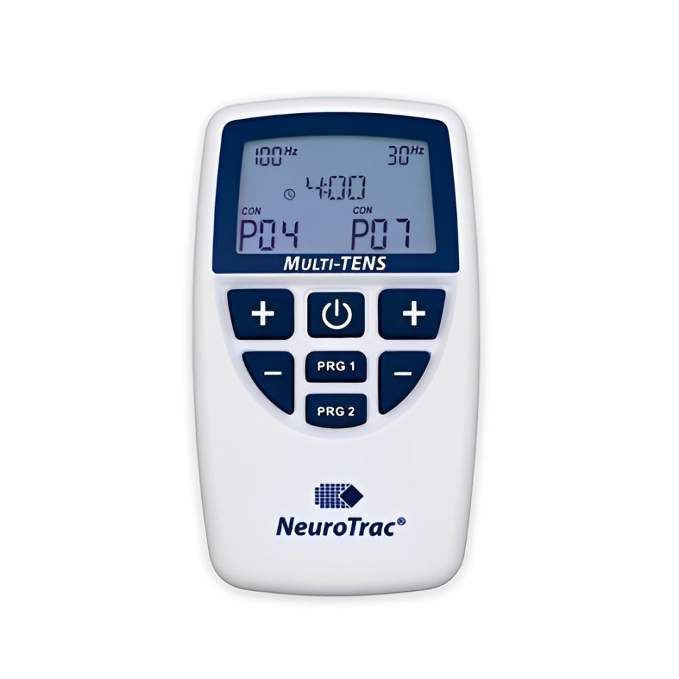 NeuroTrac Multi TENS & Muscle Stim Machine – Dual Channel TENS/NMS Unit for Pain Relief & Rehab