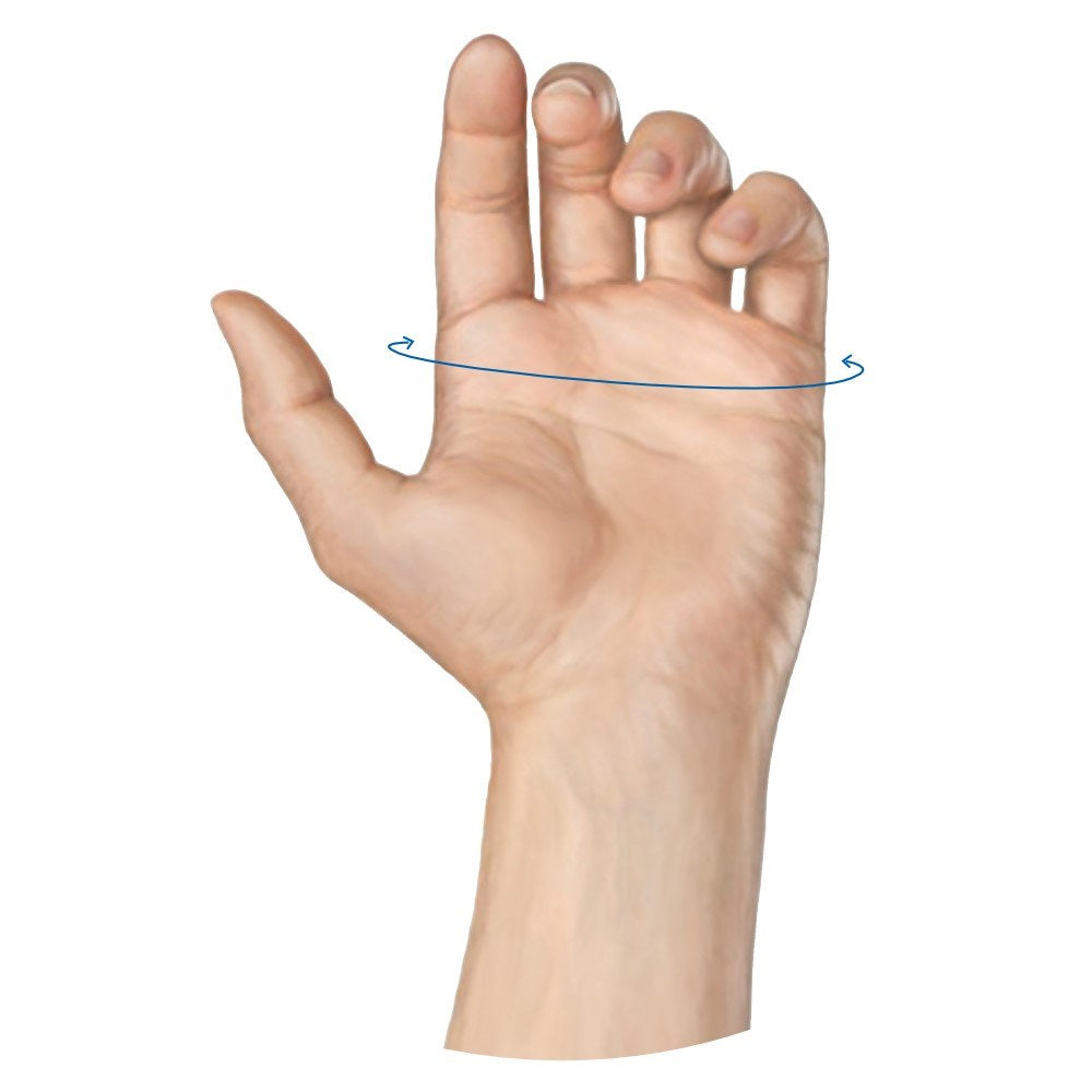 Oedema Glove Black 3/4 Finger - Single