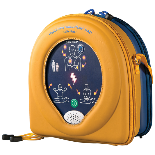 HeartSine Samaritan 360P Fully-Automatic Defibrillator (AED) - Portable, Compact, and Easy-to-Use Life-Saving Device