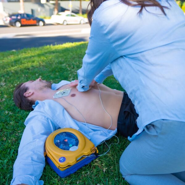 HeartSine Samaritan 360P Fully-Automatic Defibrillator (AED) - Portable, Compact, and Easy-to-Use Life-Saving Device