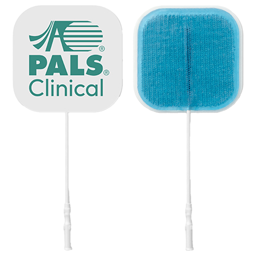 PALS Clinical Electrodes Pack of 4 - Premium TENS Replacement Pads for Pain Relief Therapy