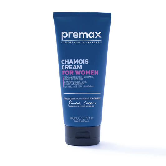 Premax Women's Chamois Cream - Premium Anti-Chafe, Ultra-Endurance Formula for Cyclists
