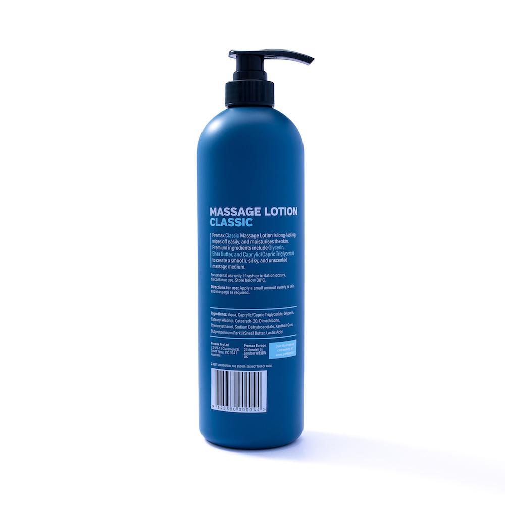 Premax Lotion Classic 1L Pump Bottle for Silky Smooth Skin | Shea Butter & Almond Oil