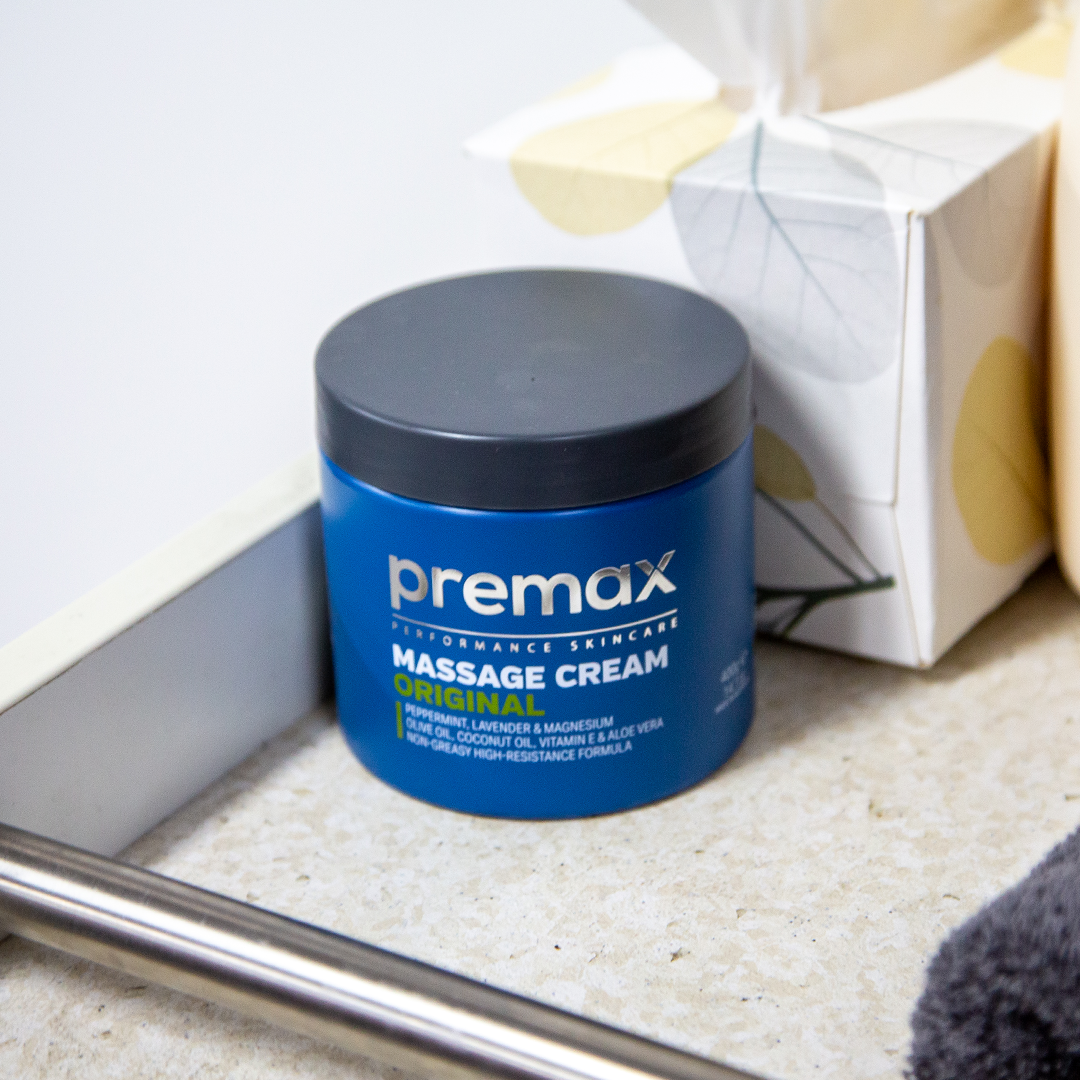 Premax Original Massage Cream – Firm Texture with Peppermint & Lavender – 400g