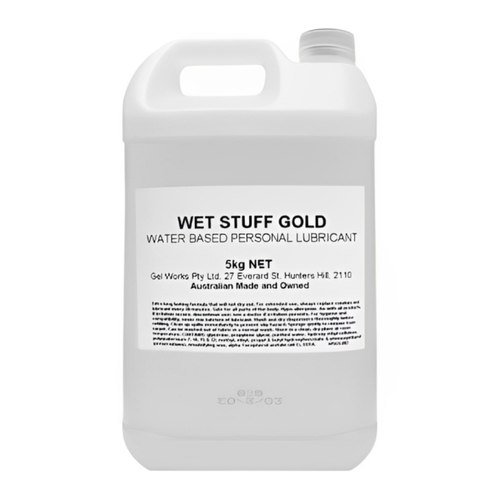 Wet Stuff Gold Clear Water-Based Lubricant for Intimate Use - 5kg