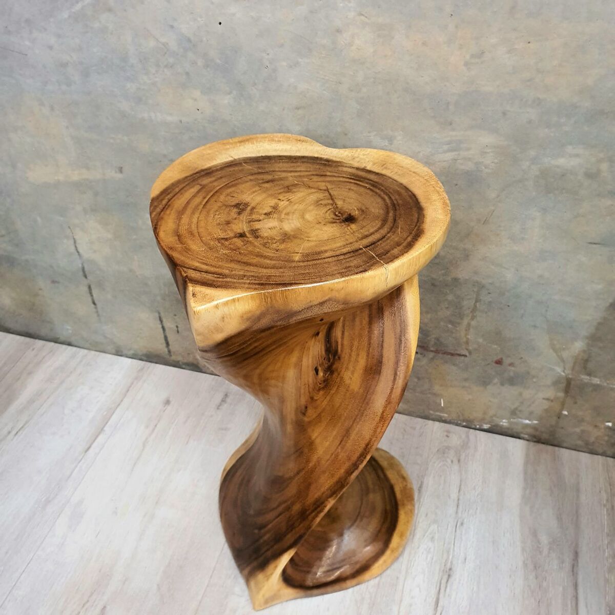 Handmade Hardwood Side Table / Stool / Lamp Table