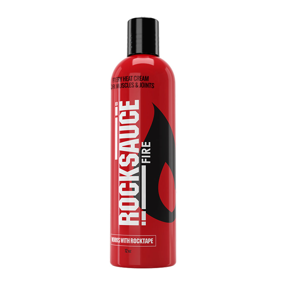 RockTape RockSauce Fire – Intense Topical Heat Cream for Muscle & Joint Pain Relief