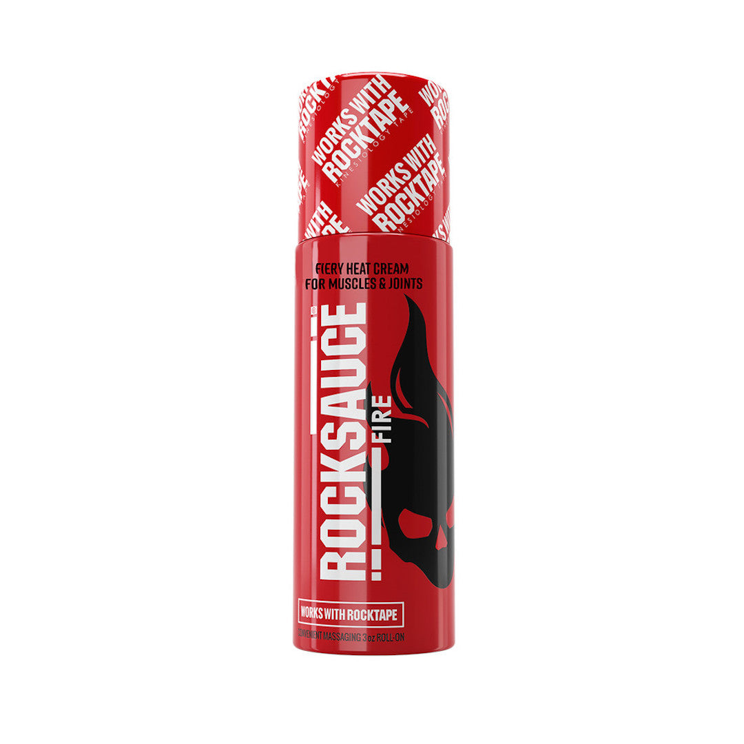 RockTape RockSauce Fire – Intense Topical Heat Cream for Muscle & Joint Pain Relief
