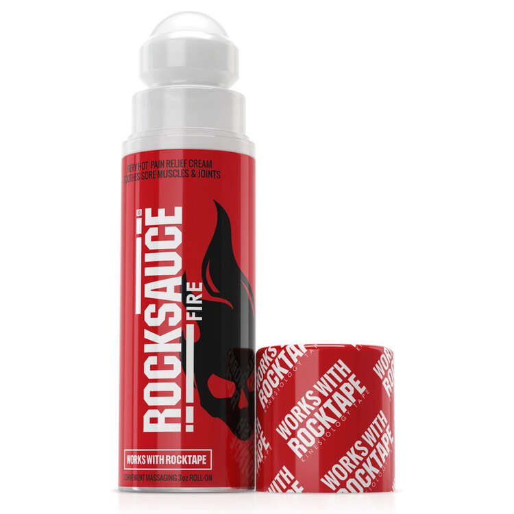 RockTape RockSauce Fire – Intense Topical Heat Cream for Muscle & Joint Pain Relief