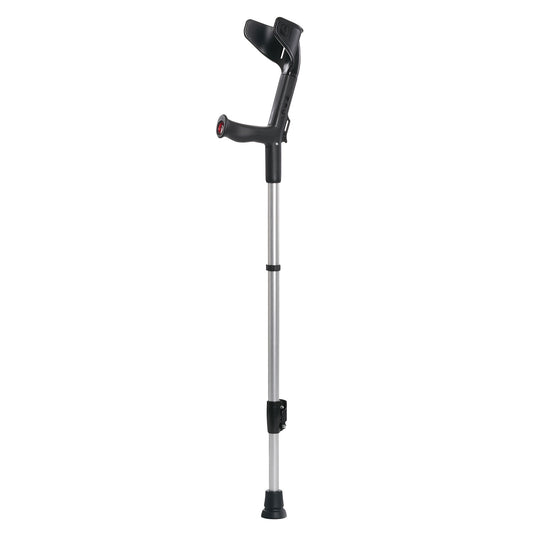 Heavy Duty Forearm Crutches Pair - Adjustable German Design, 250kg Capacity