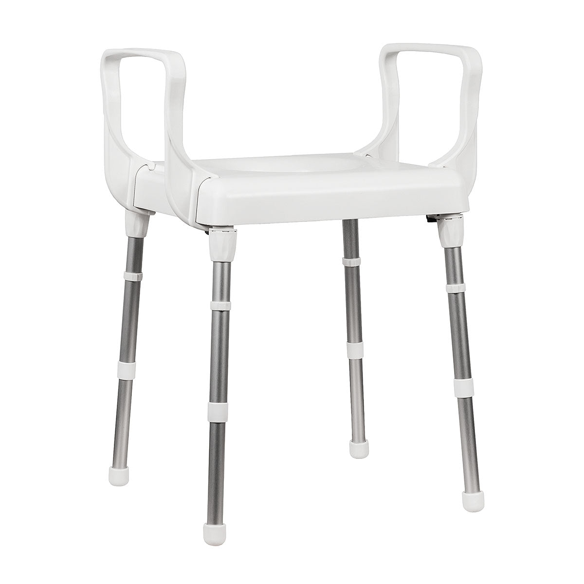 Rebotec Brest Over Toilet Seat Frame - Adjustable, Lightweight & Sturdy Support for Elderly & Disabled