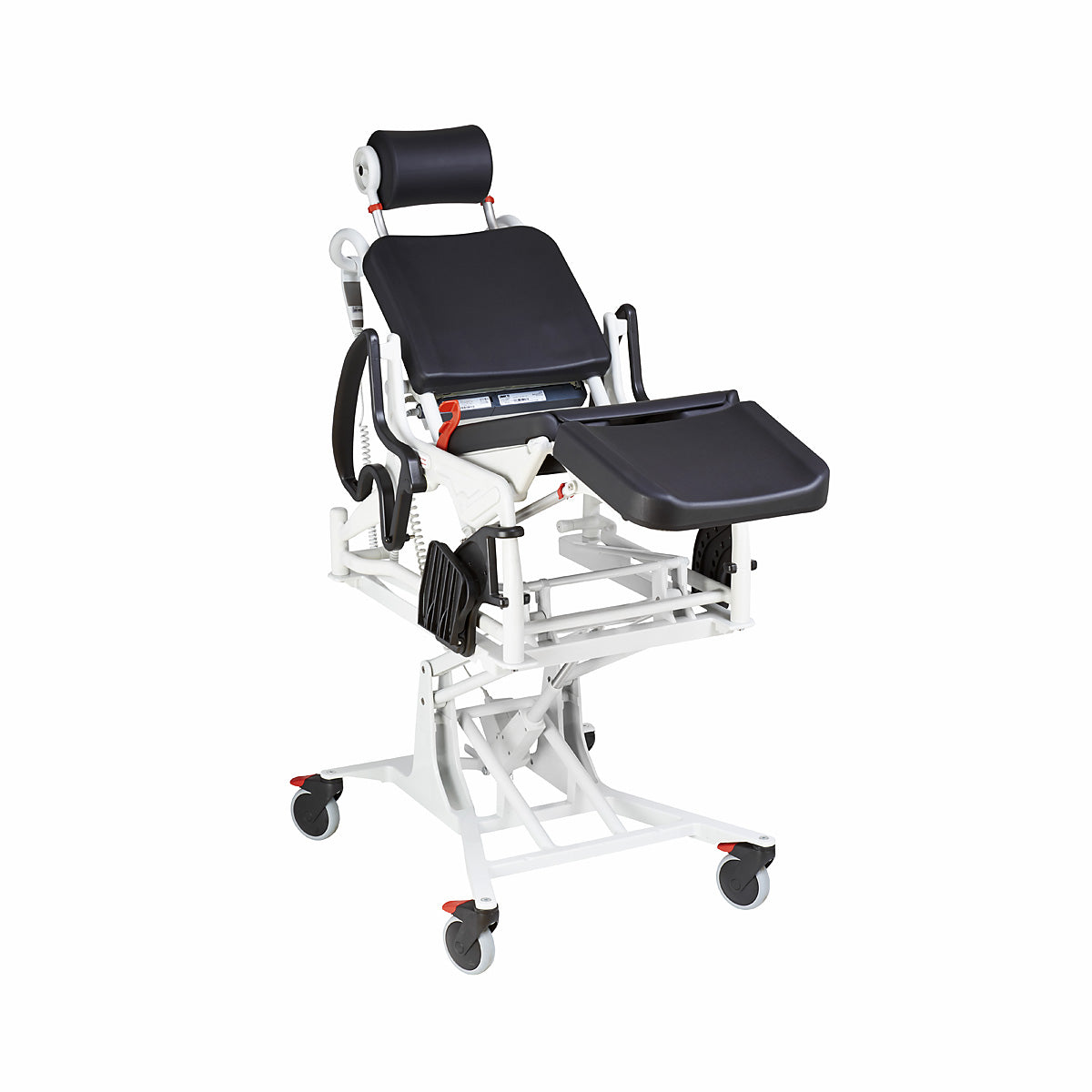 Rebotec Phoenix Multi Tilt-in-Place Shower Commode Chair - Electric Lift Mobility Aid