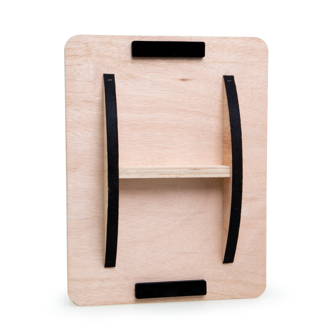Wooden Rocker Board for Balance and Core Strength