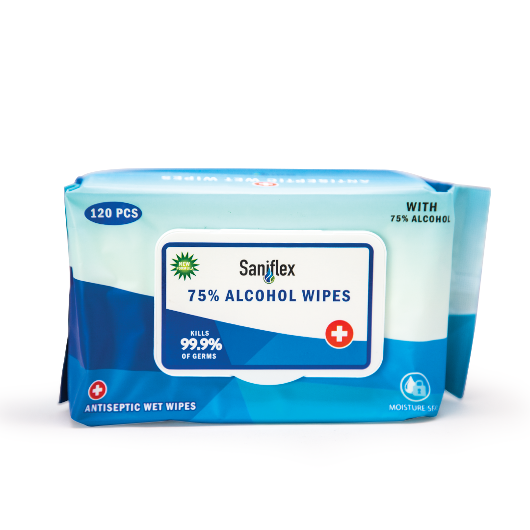 Saniflex 75% Alcohol Wipes