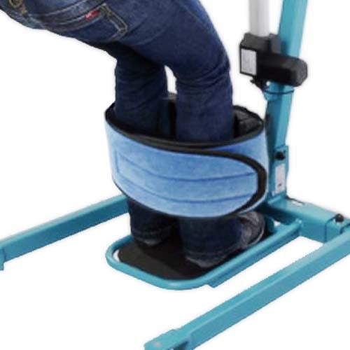Adjustable Standing Hoist Calf Support Belt with Heavy Duty Velcro for Patient Stability