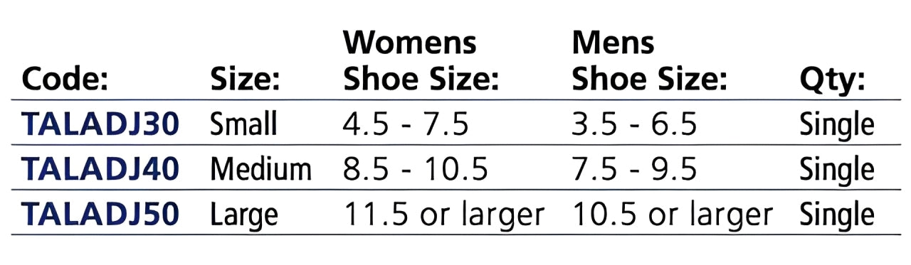 Talarmade Adjustaheel - Adjustable Heel Lift for Leg Length Correction and Achilles Support