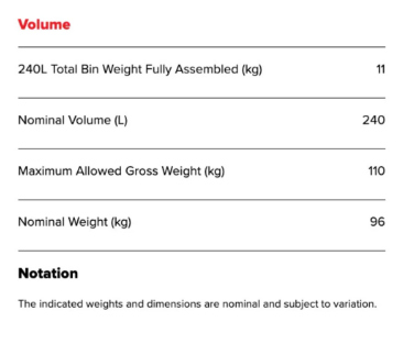 Wheelie bin – outdoor waste bin with wheels