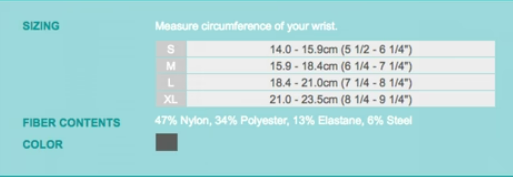 Thumb stabiliser with metal stay, breathable and adjustable