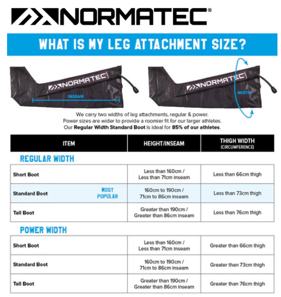 Leg Cuffs - Replacement Compression Sleeves for Pulse Systems