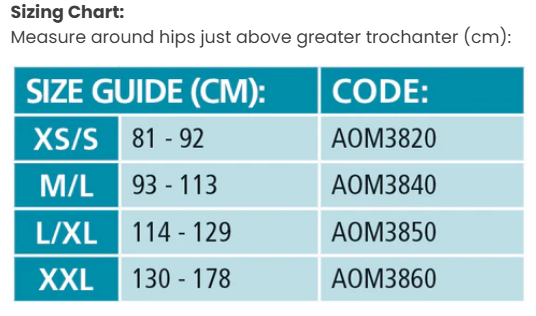 Core Stability Belt: Pelvic support with non-slip lining